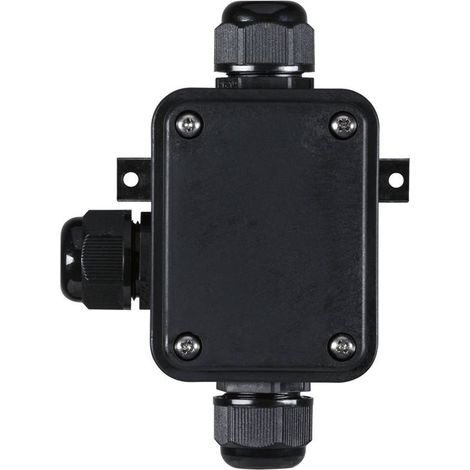 Paulmann 237 Scatola di Collegamento a 3 Ingressi Ip68, Resistente Alle Immersioni, Nero, Per Cavi di Diametro Fino a 15 mm (1/5)