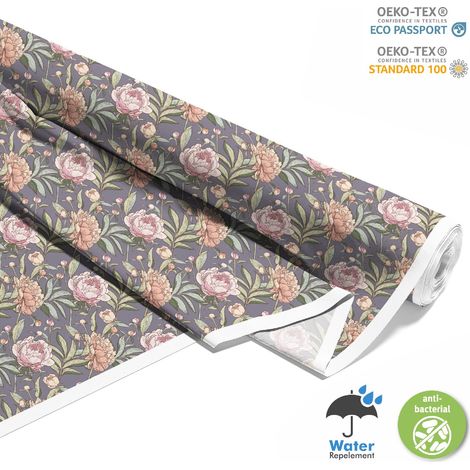 OUTDOOR DEKOSTOFFE OXFORD - Motiv Blumen 4 I DX661