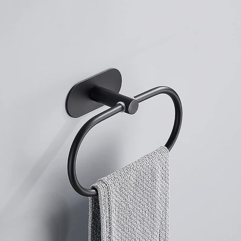 Anneau Porte-Serviettes, Porte Serviette Rond, Style Contemporain en Acier Inoxydable 304 Chromé Porte-Serviette pour Salle de Bain, Cuisine, Patio (1/5)