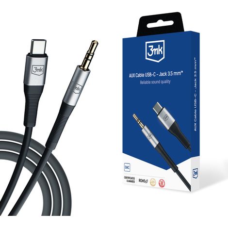 Accessori - Cavo AUX 3mk USB-C - Jack da 3,5 mm