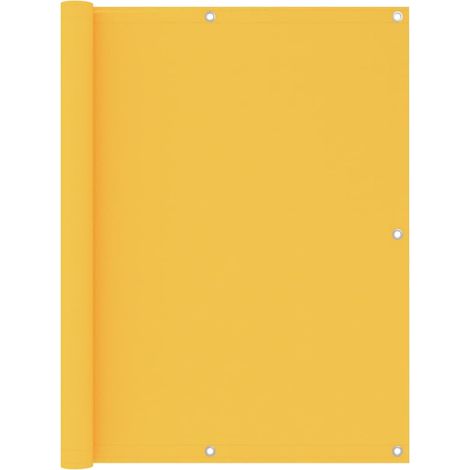 Balcony Screen Yellow 120x500 cm Oxford Fabric vidaXL
