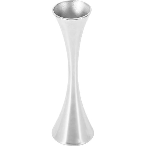 Stainless Steel Flower Vase, Modern Wedding Table Decoration, Heavy Texture, 17 cm, with Bottle Body, Round Ends, Conical Middle for Home (1/5)