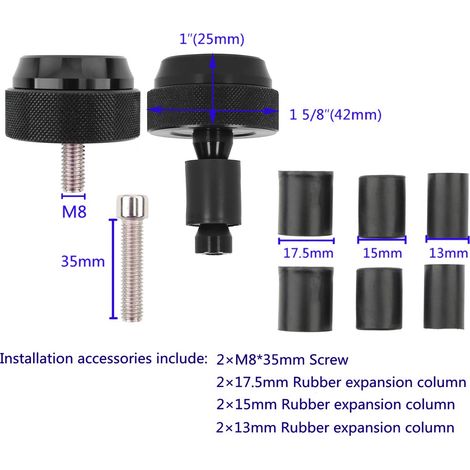 Universalkappe für Motorrad-Tempomathebel (schwarz) (1/5)