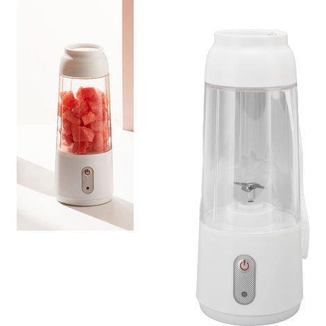 Mini extracteur de jus électrique portable sans fil, mini gobelet rechargeable, blanc (1/5)