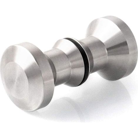 Pair of Door Knobs, Shower Door Handles for Bathroom, Kitchen, Home, Office, Hotel, Stainless Steel (2 Pieces) (1/5)