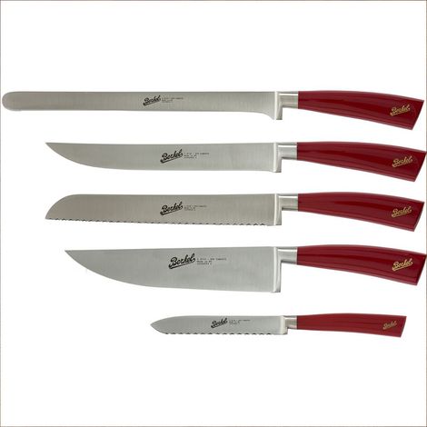 ELEGANCE SET 5 COLTELLI CHEF ROSSO - BERKEL (1/4)