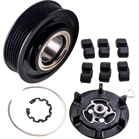 Poulie de compresseur, diamètre de 105 mm, largeur de 14 mm, hauteur de 8 mm, longueur de 13 mm, poids de 600 g (1/5)