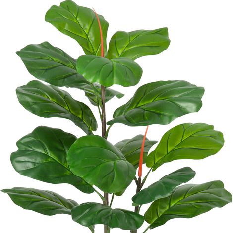 Plante artificielle réaliste Figuier Lyre 99cm en pot (1/5)