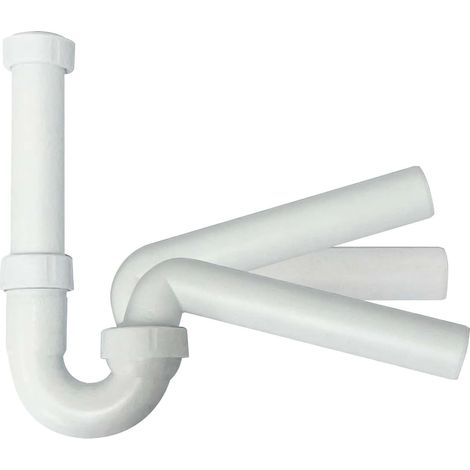 HAAS Waschtisch (1 1/4) - Spültischsiphon (1 1/2) Geruchsverschluss, DN 50, mit Kugelgelenk, Typ 4805