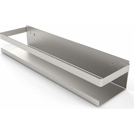 EASYCOMFORT Étagère de Douche Sans Perçage, Étagère Salle de Bain Acier Inoxydable SUS304, Auto-Adhésif, Brossé 30 cm (1/5)