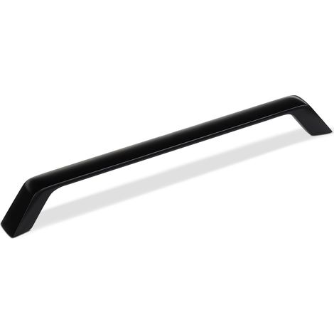 Möbelgriff Bügelgriff BLACKLINE II BA 192 mm schwarz matt inkl. Schrauben, 1 Stück (1/4)