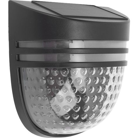Applique solaire murale professionnelle haute luminosité, étanche IP54, idéale pour clôture extérieure de jardin, patio ou terrasse. (1/5)