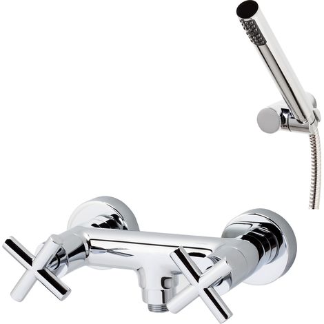 galindo matrix 8243000 grifo ducha bimando cromo con accesorios de ducha (1/2)