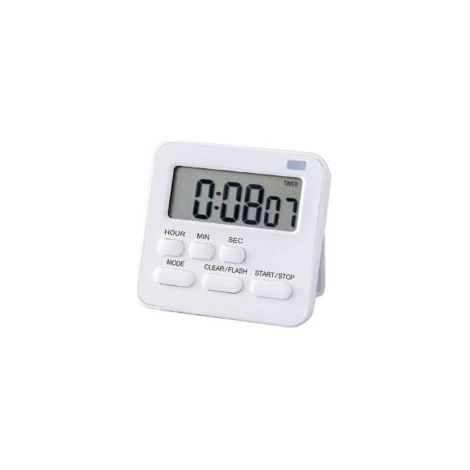 Temporizador de cocina, temporizador de huevos con reloj, cronómetro digital con pantalla LCD y alarma sonora para cocinar, hornear, practicar deportes, aprender, etc. - Crezuo