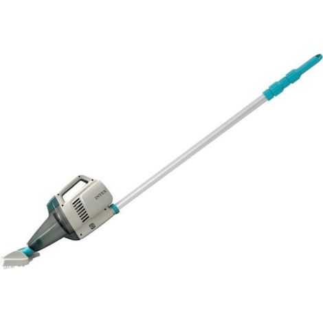 Intex – Nettoyeur de piscine à batterie ZR200 – 2 têtes de brosse interchangeables – Arrêt automatique – Compatible PureSpa et piscines hors sol