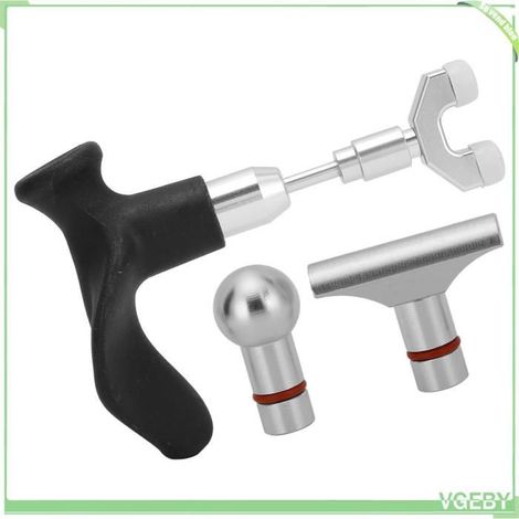 Masseur musculaire - FAFEICY - Deep Tissue - Acier inoxydable - Ergonomique - 3 têtes (1/5)