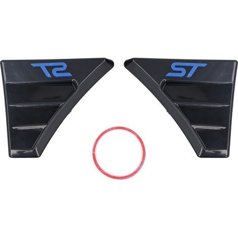 Paire de déflecteurs de custode arrière en style ST, aérations latérales, compatibles Ford Focus MK2 (1/5)