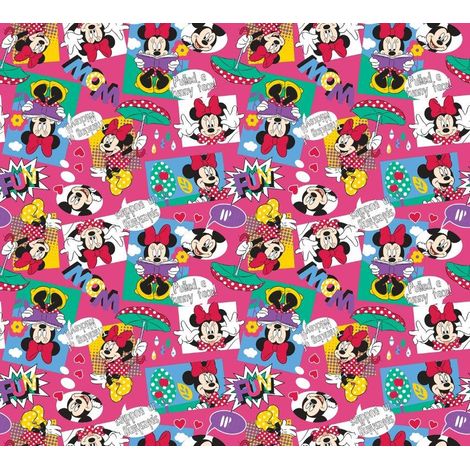 Coppia di Tende per la Cameretta 180x160 cm Disney Minnie e Mickey