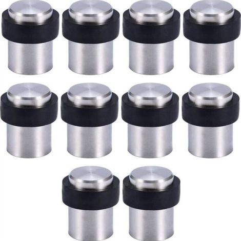 10 X Stopper of Door of Floor 4.6 cm in Steel Inox Off of Door Stopper Blocks Door (1/5)