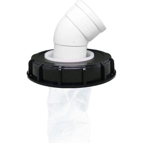 1 Filtre pour réservoir IBC, Nylon lavable, Diamètre 163 mm, Sortie 75 mm, Pour eau de pluie (1/4)
