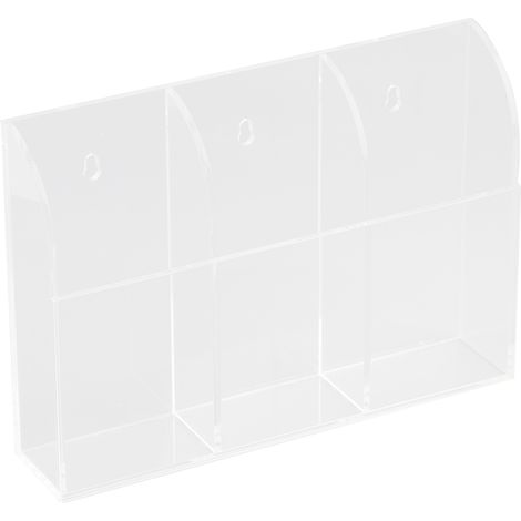 Support de télécommande de climatiseur en acrylique, boîte de rangement, support mural 3
