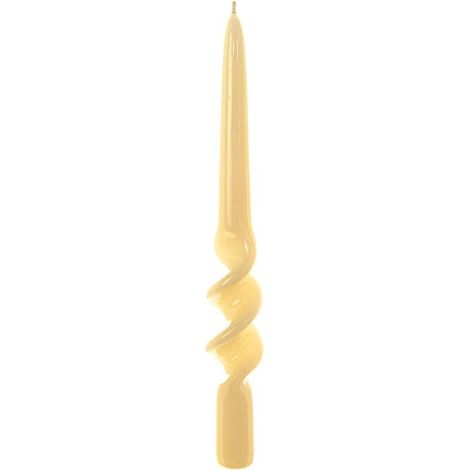 Candela a spirale H25 cm avorio Mercury