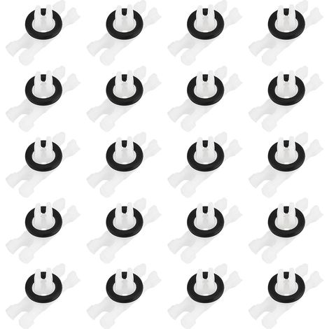 Set of 20 Gutter and Roof Trim Clips Compatible with OEM CL-00837-001 CL00837001 51138204858 Compatible with BMW E46 (1/5)