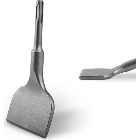 Ciseau plat SDS Plus - Ciseau plat SDS-Plus pour le retrait sans effort des carreaux et des autocollants pour carrelage, maçonnerie (1/5)