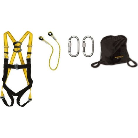 Kit anticaídas con arnés Teide y cuerda de 1,5 m SAFETOP