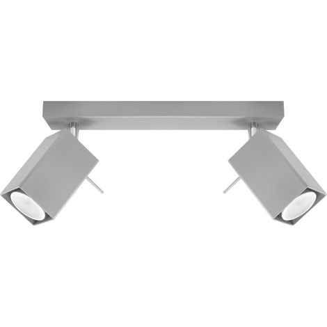 Plafonnier venzo 2 GU10 gris lumilo 04.309.56 (1/5)