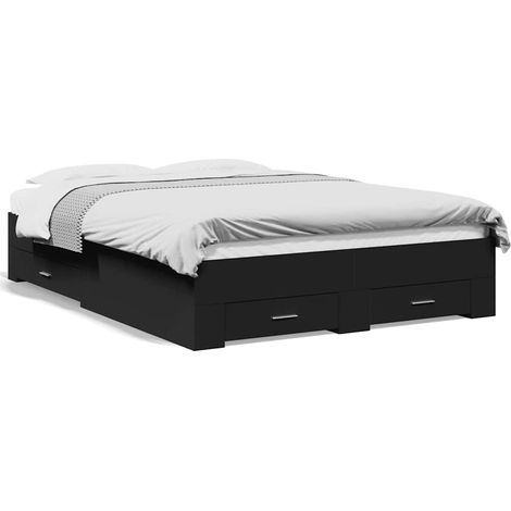 Maison Exclusive - Cama con cajones madera de ingeniería negro 13 (1/5)