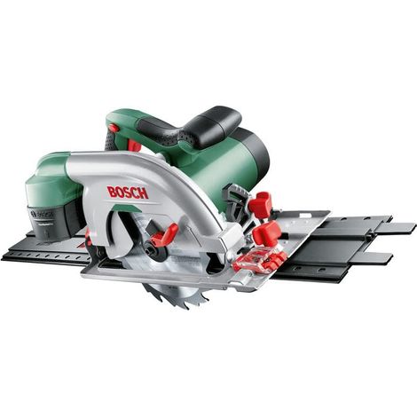 Scie circulaire Bosch PKS 66-2AF 1600W 66 mm, découpe précise, boîtier CleanSystem pour absorber poussiere, poignée ergonomi (1/5)