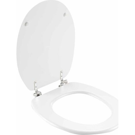 Abattant WC 37 x 46 cm Matteis Blanc - MDF Uni Mat - Livraison gratuite (1/5)