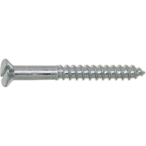 Senkschrauben DIN97 Holzschrauben Senkkopf mit Schlitz 3,5x35 mm verzinkt