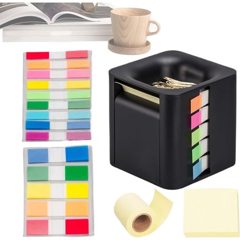 in 1 Papierspender Pop Up Notizblock Organizer bunter