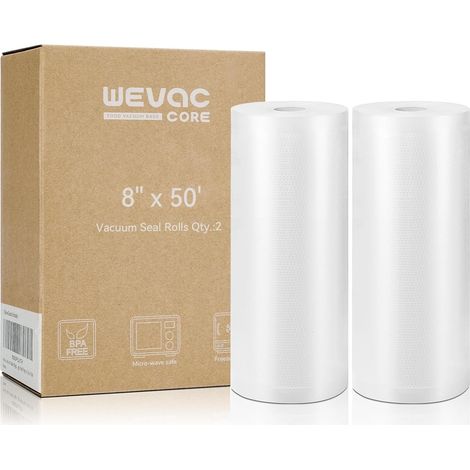 Film Sous Vide Alimentaire Rouleau Sous Vide de 20x1500cm sans BPA, Film Pour Machine Sous Vide la Conservation et la Préparation des Aliments, Compatible avec Toutes les Machines Sous Vide (1/5)