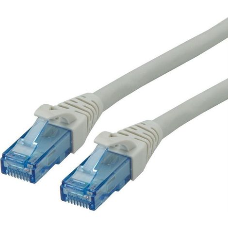 Cable de conexión Roline RJ-45 (M) a RJ-45 (M) 5 m UTP CAT 6a gris (21.15.2705)