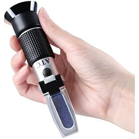 Réfractomètre antigel 4 en 1 pour vérifier le point de congélation des systèmes d'antigel automobile, réfractomètre pour acide de batterie, éthylène-propylène glycol (1/5)