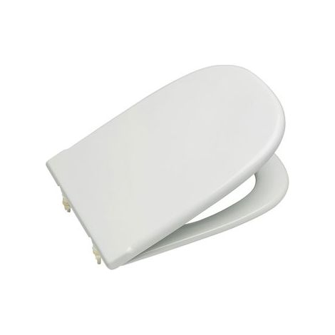 Roca Sedile WC di ricambio per WC Old Design Dama con cerniera a barra standard A801327004, bianco (1/7)