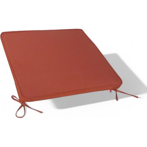 Cuscino seduta large in poliestere sfoderabile arancione 45x50 cm (1/2)