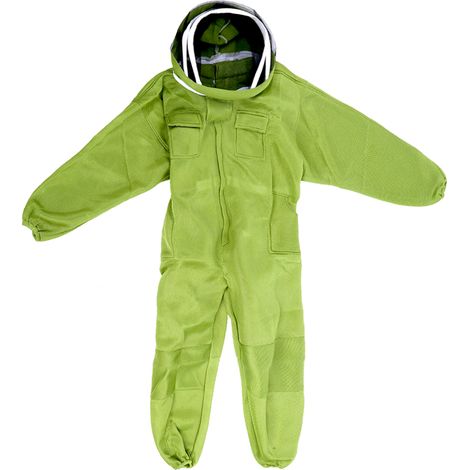 Combinaison apicole renforcée respirante taille XL, tenue protectrice anti-piqûres pour apiculteur, vêtement épais une pièce. (1/5)