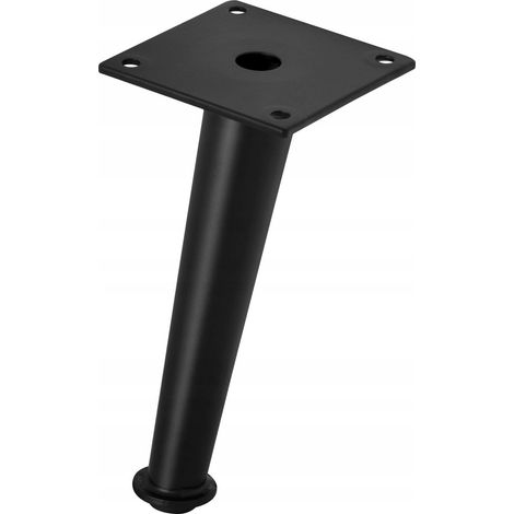 Möbelbein für Schlafsofa, schwarz, MAT Loft H130, langlebig, SL021 (1/4)