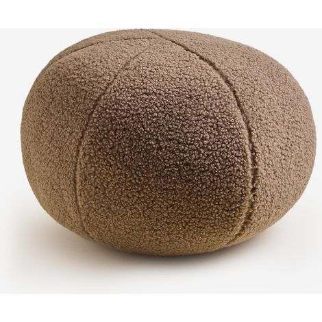 Cuscino rotondo Ø25 cm in tessuto sherpa Ikerne SKLUM            