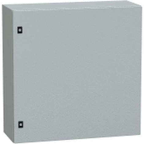 SPACIAL Coffret compact pour stores IP66 800x800x300 mm, montage mural, acier gris.