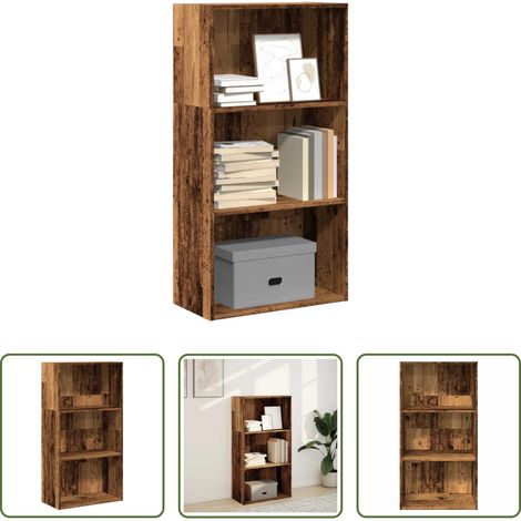 Bücherregal Altholz - Bücherregal Altholz-Optik 60x30x114 cm Holzwerkstoff (1/5)