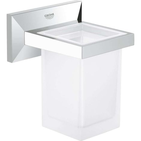 Grohe Allure Brilliant Holder avec rince-bouche en verre - 40493000 (1/2)