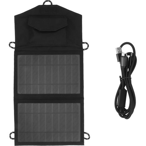 Panneau solaire monocristallin haute efficacité pliable portable pour camping extérieur caravane voiture niche (1/5)