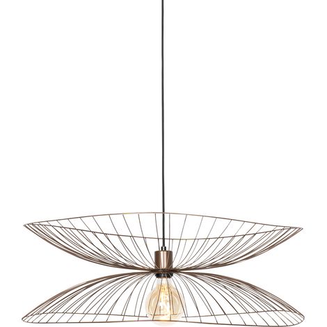 Design Pendant Lamp Dark Bronze with Double Shade - Pua