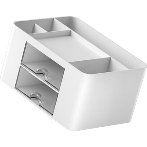 Bureau organisateur fournitures multifonctionnel grande capacité, tiroir double couche pour stylos (1/5)