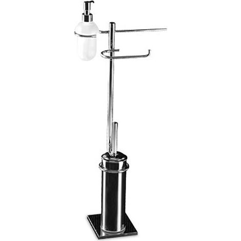 Piantana bagno water bidet orientabile ottone cromato base rettangolare cm 13 x 15- piantana bagno (1/3)